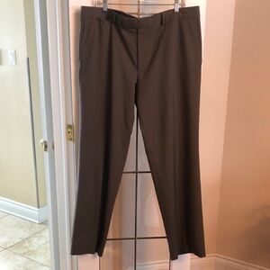 Hugo Boss Taupe Wool Dress Pants